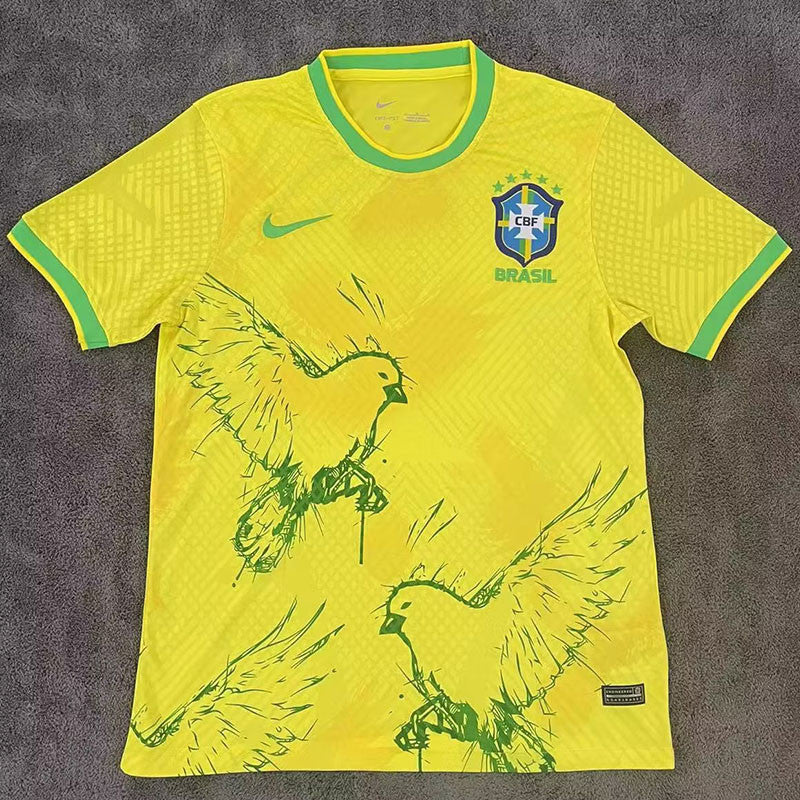 Brazil Birds Jersey Yellow