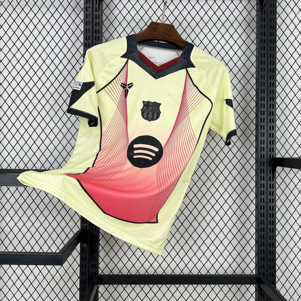 Maillot concept FC Barcelone 2025-26 yellow pink