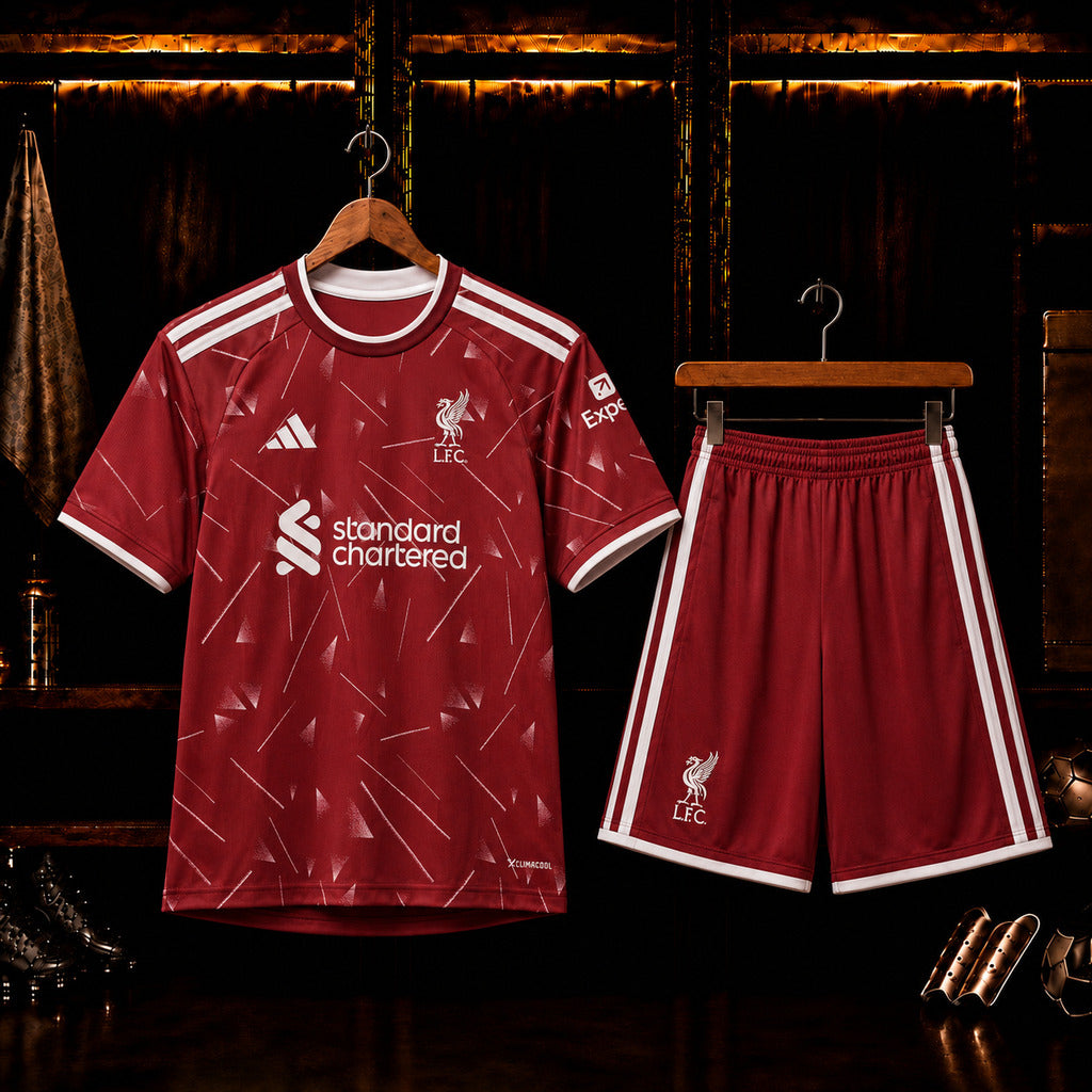 Maillott enfant dom Liverpool 2026-27