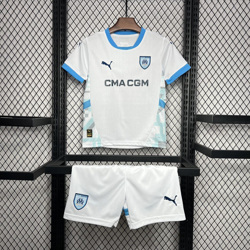 Maillot enfant domicile Olympique Marseille 2024-25