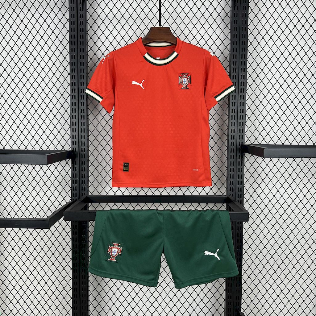 Maillot enfant domicile Portugal 2025-26