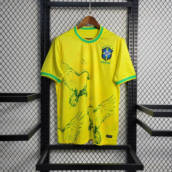 Brazil Birds Jersey Yellow
