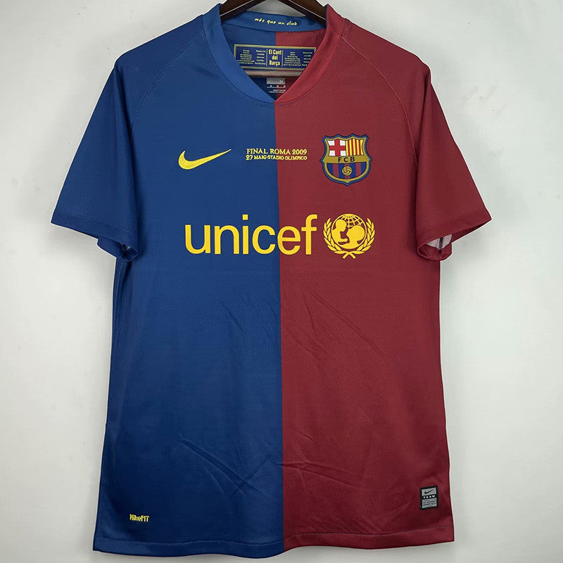 Maillot domicile retro Barca 2008-2009 UCL version