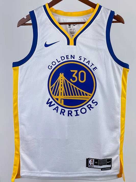 Warriors Curry Blanc