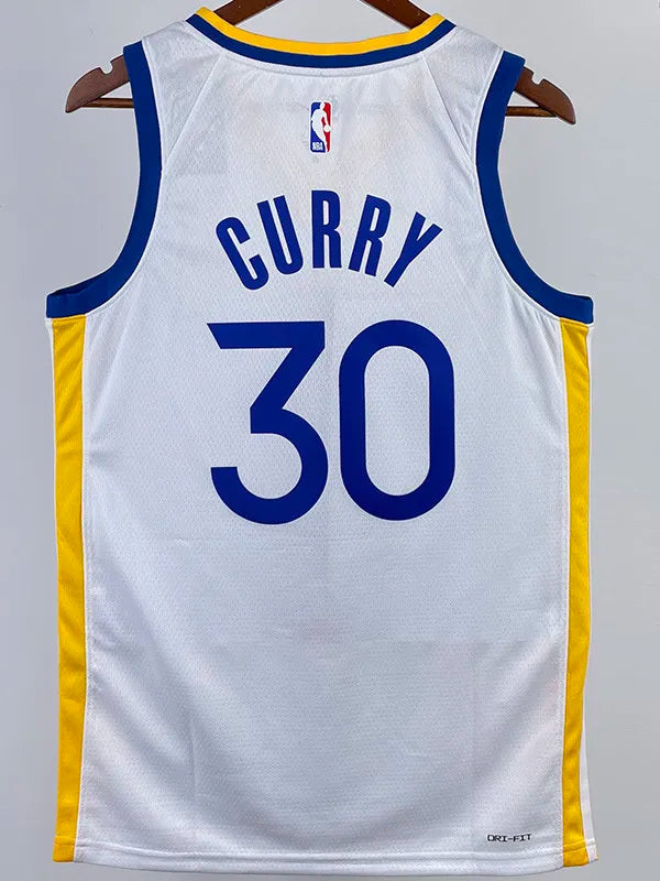 Warriors Curry Blanc