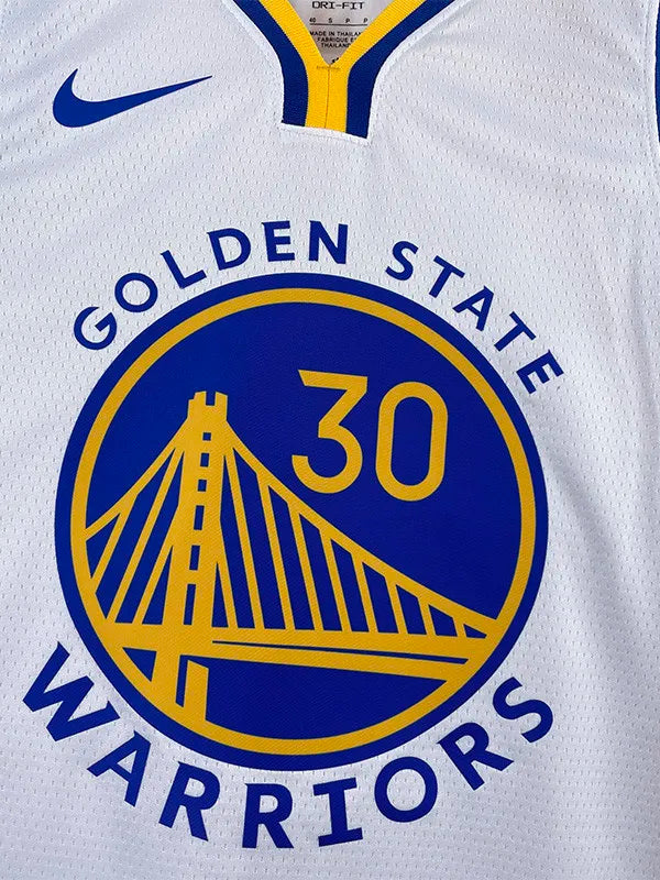 Warriors Curry Blanc