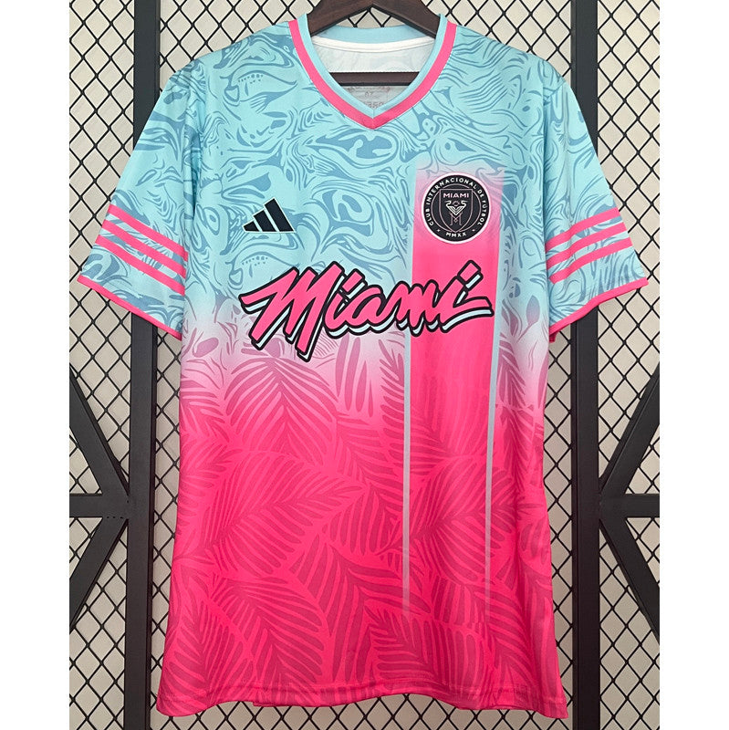 Maillot spécial Inter Miami rose-bleu 2024-25