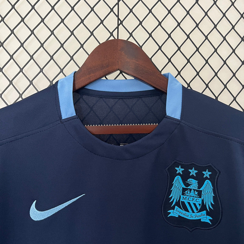 Maillot Man City exterieur retro blue 2015-16